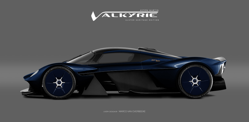 Illustration for article titled The Aston Martin Valkyrie Looks Especially Good In Classic Racing Liveries